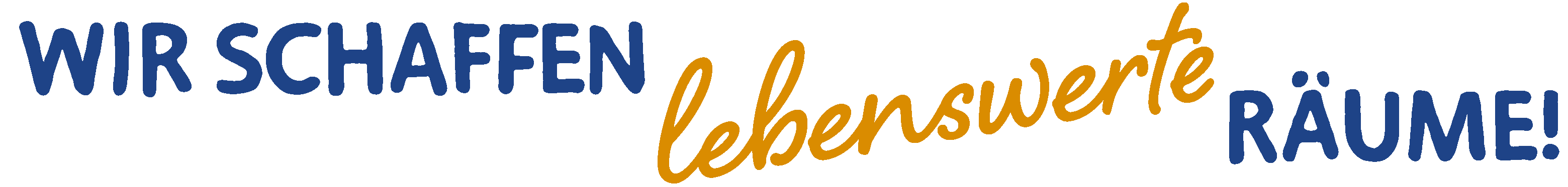 Wohnungstauschbörse Schriftzug