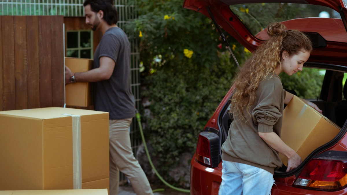 Paar Wohnung wechseln