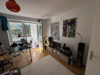 1 Zimmer/Küche/Bad/Balkon 25qm gegen 1-2 Zimmer Sbahnbereich