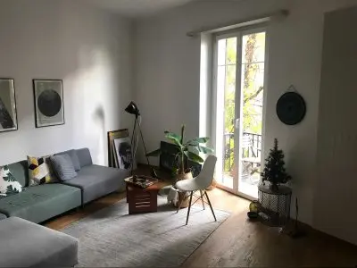 3,5 Zimmer Jugendstil-Whg, 2 Balkone, Parkett