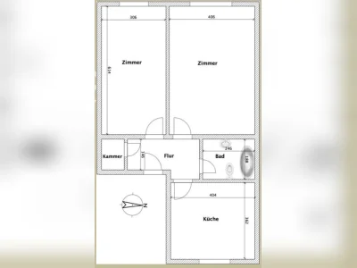 72 m² Wohnung in Brandenburger Vorstadt