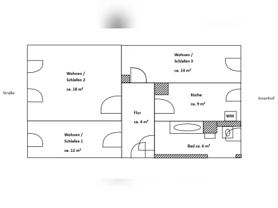 3-Raum-Wohnung in Dresden Pieschen