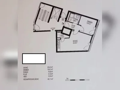 Hamburg, Neue Mitte Altona: 2-Zimmer-Wohnung, 45 m²