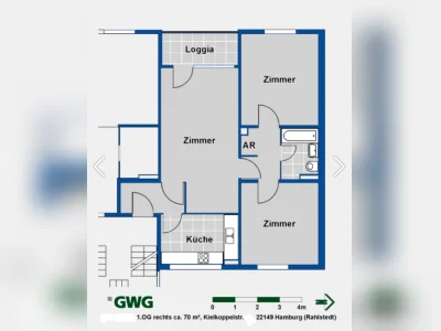 Hamburg, Wandsbek: Gemütliche Wohnung