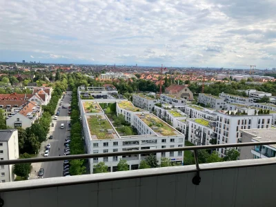 Schwabing-West: Möbl. Apartment mit Alpenblick